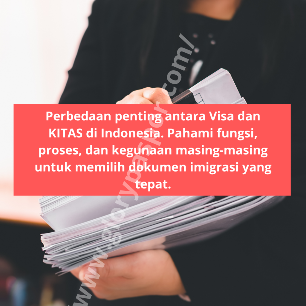 Apakah Visa sama dengan KITAS?